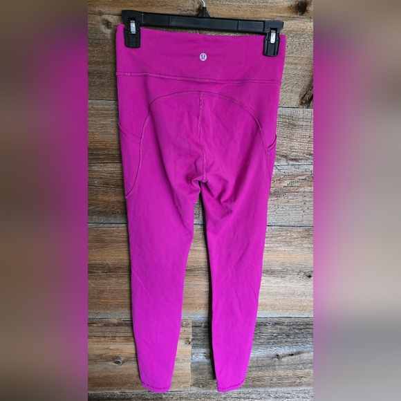 Lululemon Invigorate Leggings High Rise Ripened Raspberry Size 6 28" - Picture 2 of 6
